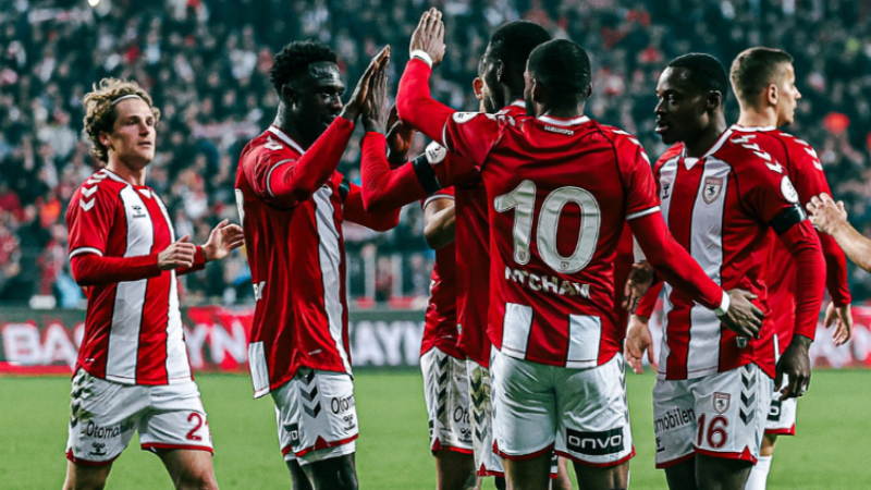 Samsunspor'dan kritik galibiyet. Hedefe +3 puan daha! 