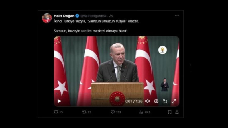 Başkan Doğan Müjdeyi Böyle Duyurdu: 