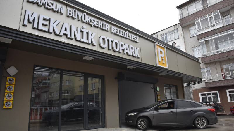 Çiftlik-1 Mekanik Otoparkı Vatandaşların Hizmetine Sunuldu