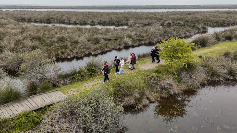 Görme Engelliler, Kuş Cenneti’nde Doğayı Dinleyerek Keşfetti